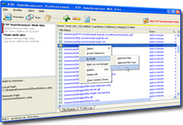 screenshot of FTP Synchronizer